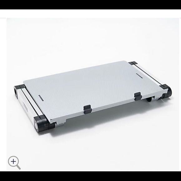 WorkEZ Best Adjustable Laptop Stand Lap Desk for be, couch w. mouse pad - Picture 4 of 8